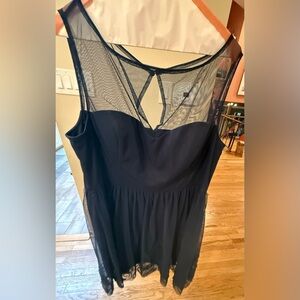 Eliza J Navy Fit & Flare Dress XXL – Wedding Guest / Cocktail